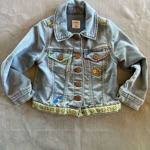 Upcycled handmade embellishments denim jacket